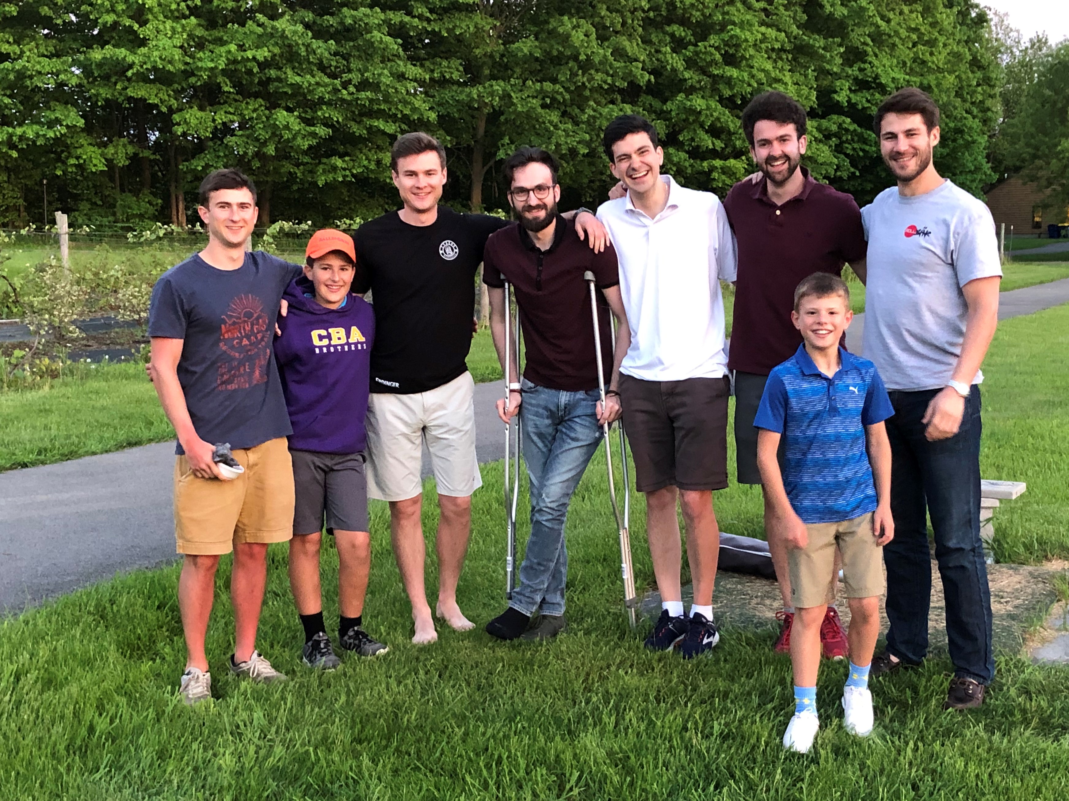 Cousins in the upper field
